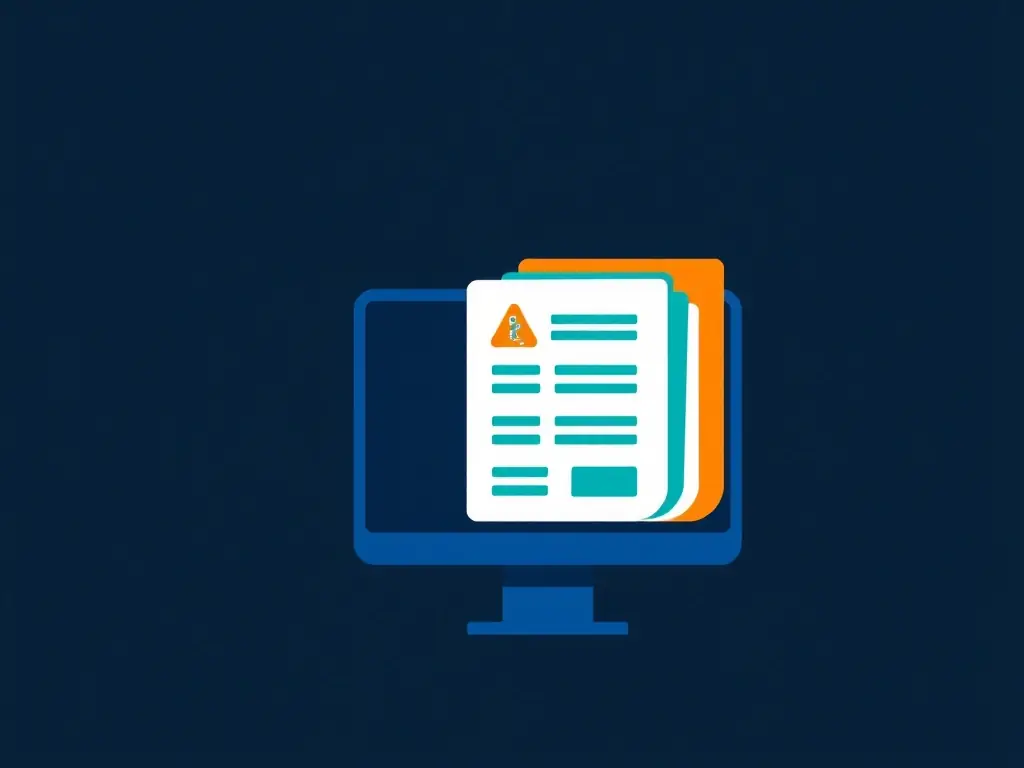 A visually appealing icon representing Content Marketing in the healthcare industry. The icon depicts a medical document transforming into a digital screen, symbolizing the creation and distribution of valuable, relevant, and consistent content.