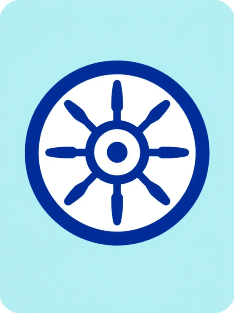 A stylized icon representing 'Identify'. The icon should be modern and abstract, suggesting precision and focus. The background is a clean, light teal.