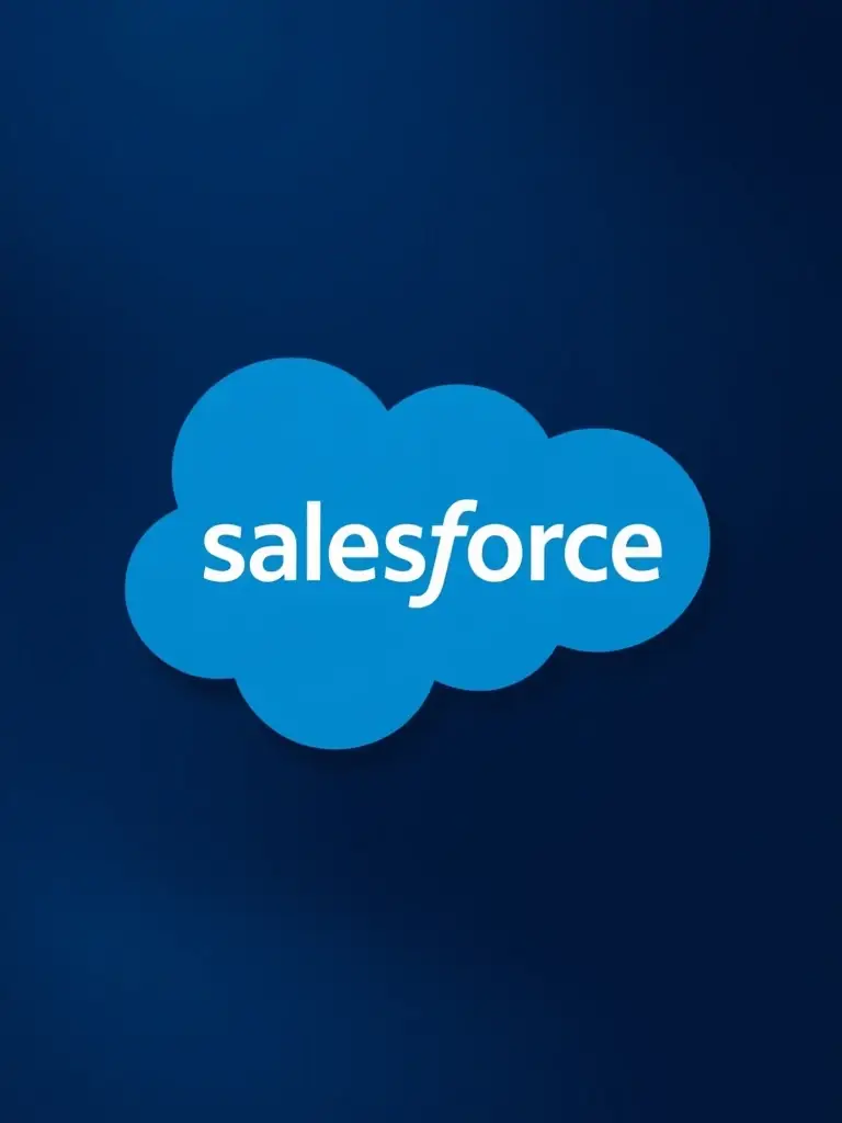 The Salesforce logo, rendered in a clean, professional style, representing technical proficiency in CRM and marketing automation platforms.