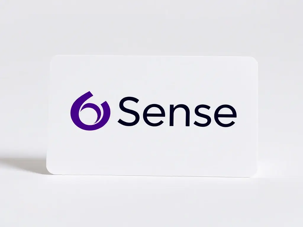 A high-resolution company logo for 6Sense, displayed on a clean white card. The card also includes the job title 'ABM Specialist', dates of employment, and quantified achievements.
