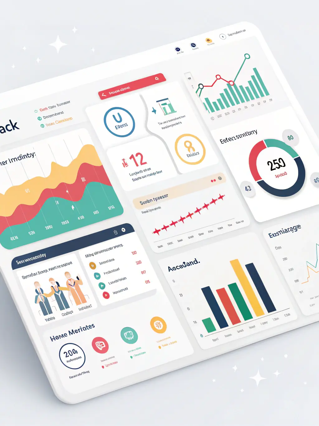 A visual representation of customer success platforms like Gainsight or Totango, showcasing features like health scoring and proactive alerts.