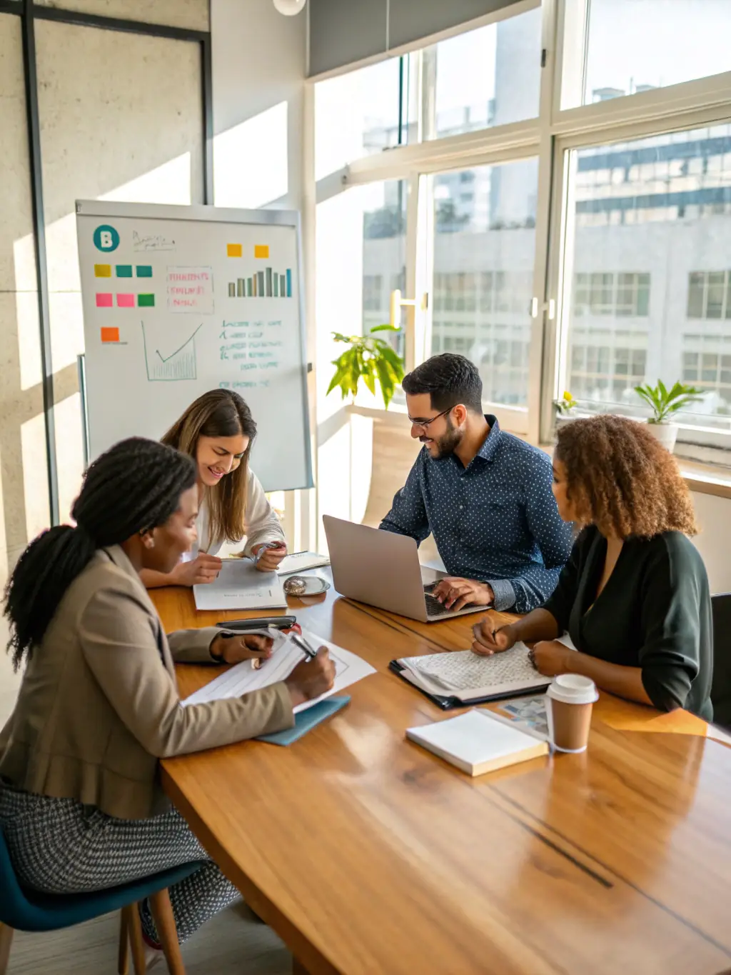 A diverse group of participants engaged in a lively focus group discussion, generating qualitative feedback.
