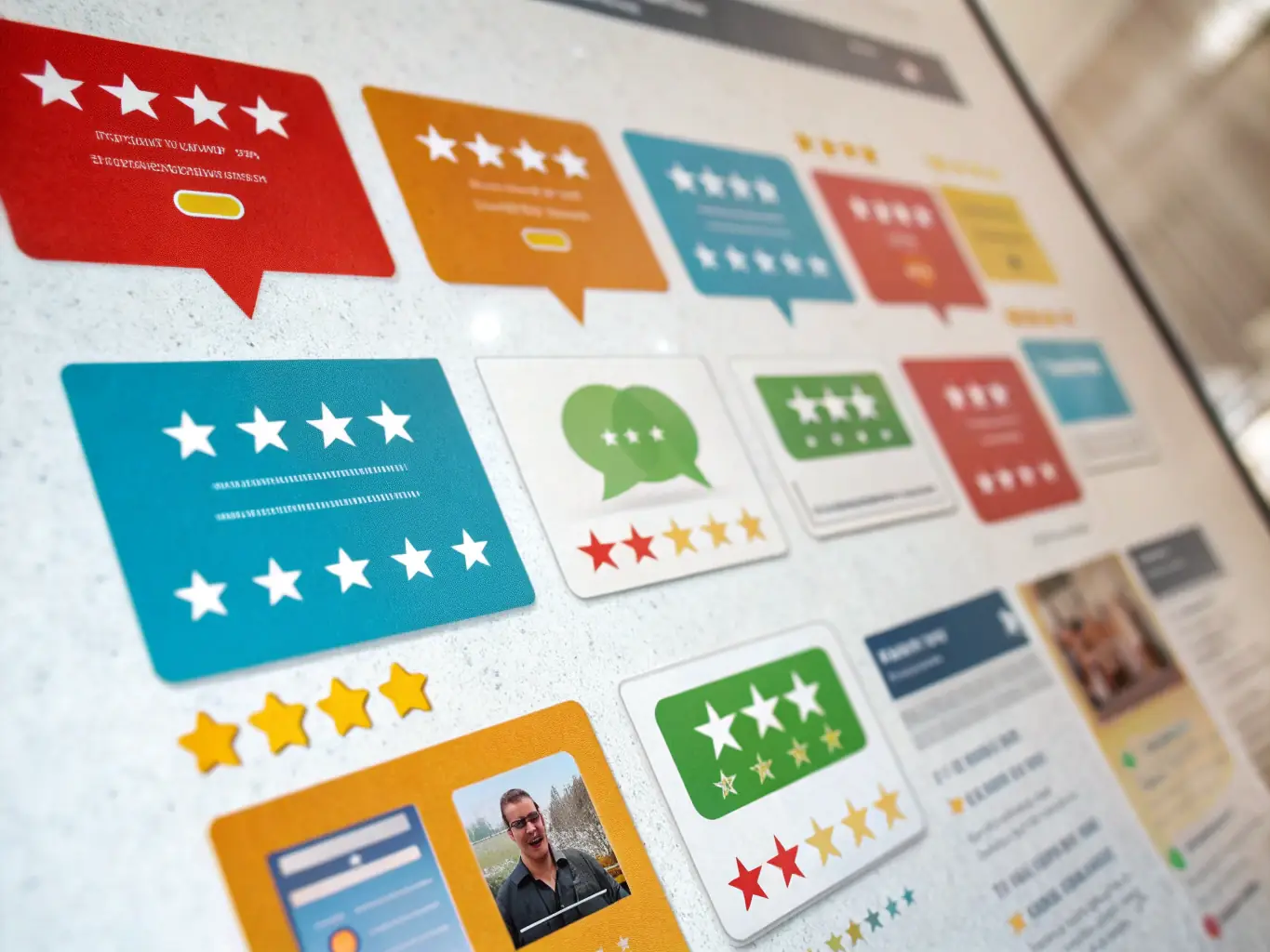 An image showcasing customer advocacy in action, such as a customer testimonial video or a community forum filled with positive reviews.