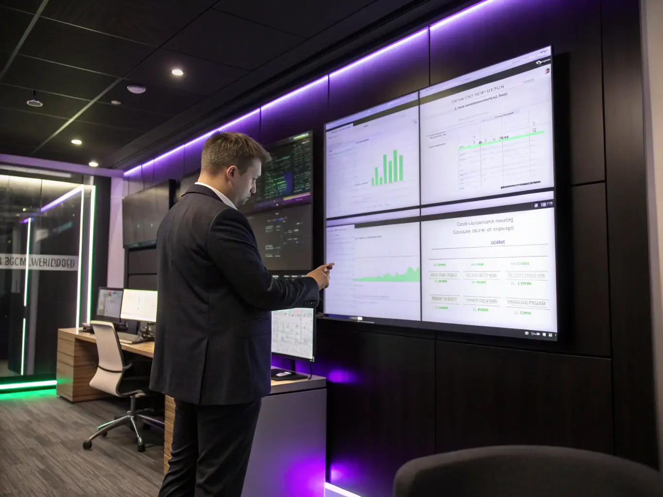 A visually appealing icon depicting channel mix optimization, showcasing different marketing channels (email, social media, paid ads) being adjusted and balanced for optimal performance.