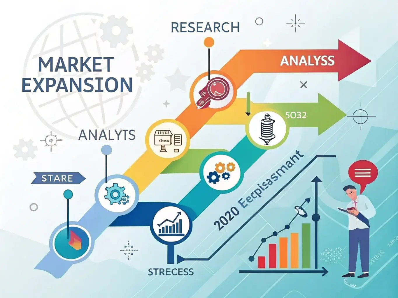 An image depicting customer expansion opportunities, such as a flowchart illustrating upgrade paths and cross-selling strategies.