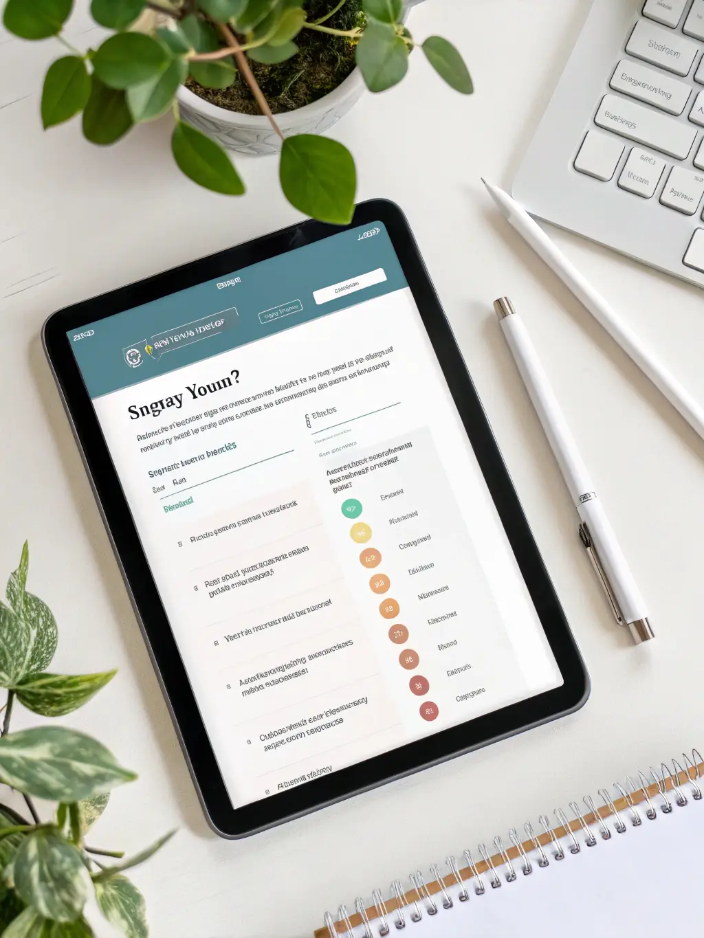 A visually appealing representation of SurveyMonkey's user-friendly interface, highlighting its ease of use and quick data collection features, within GTM Stack's market research offerings.