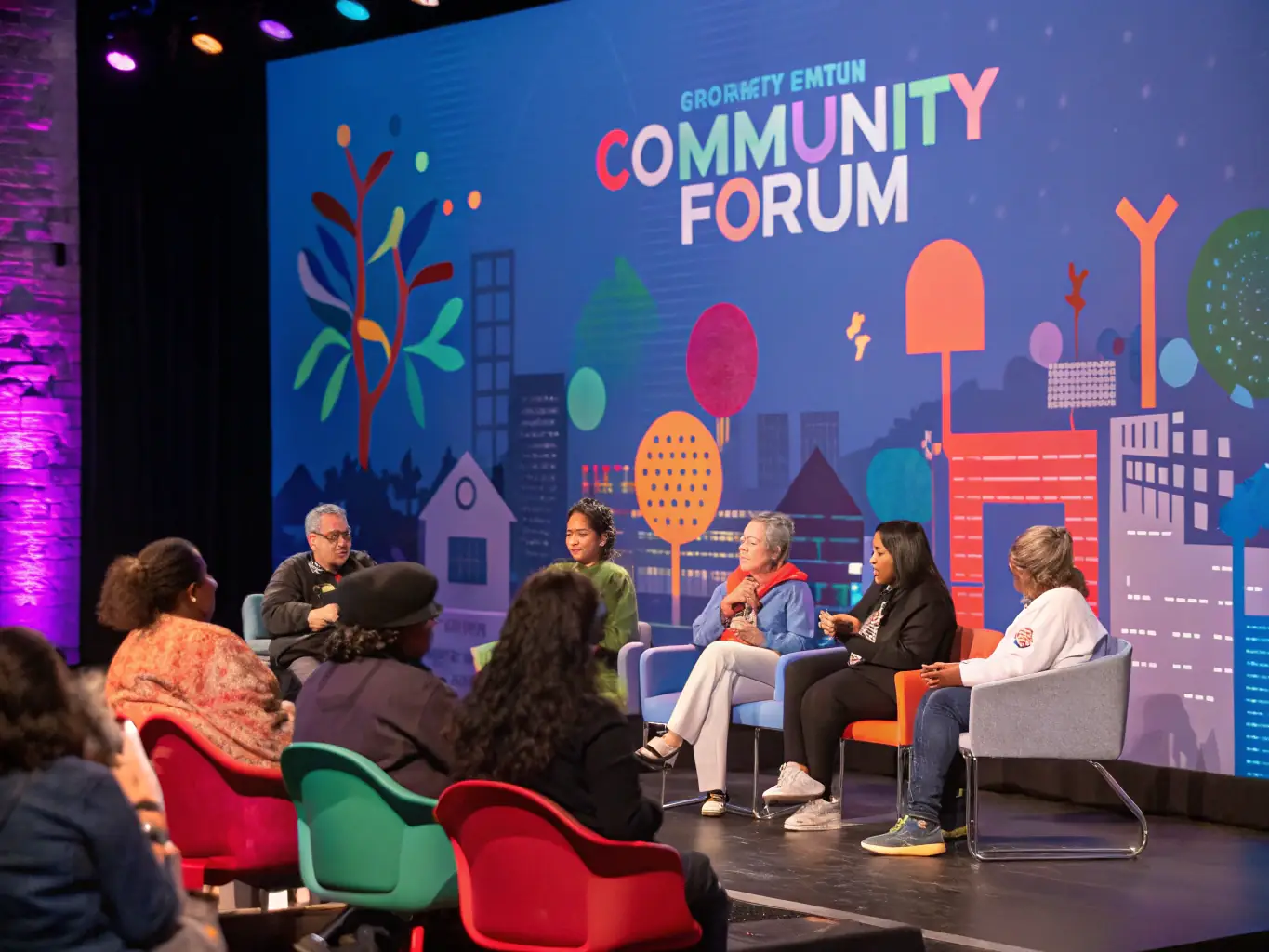 A vibrant image showing a community forum with active discussions and users interacting, highlighting the importance of engagement and building relationships.