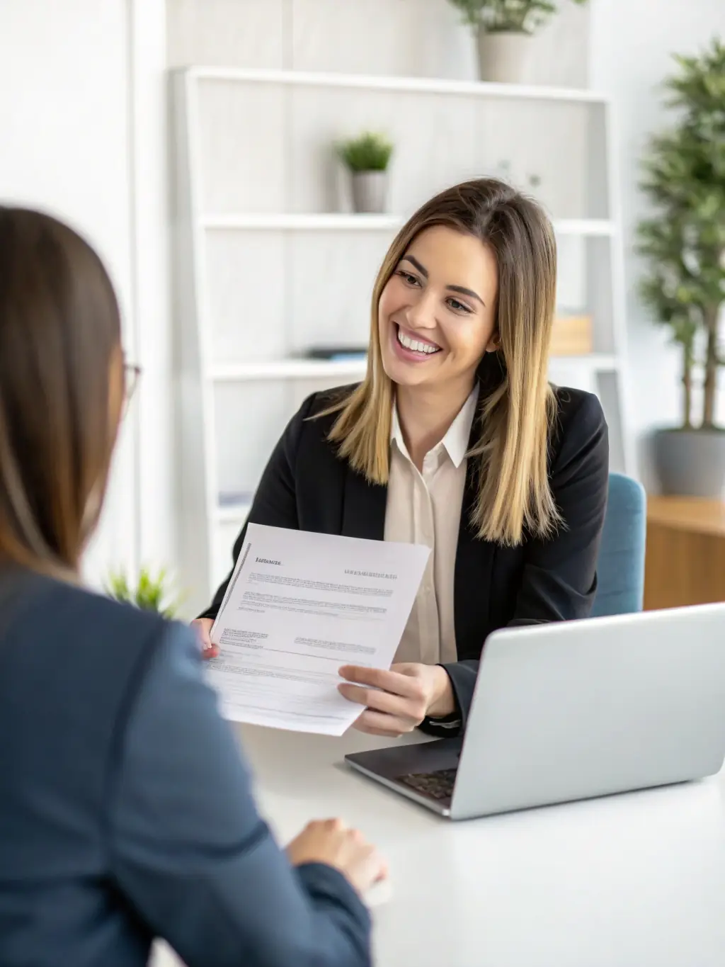 A researcher conducting an in-depth interview with a participant, capturing detailed qualitative data.