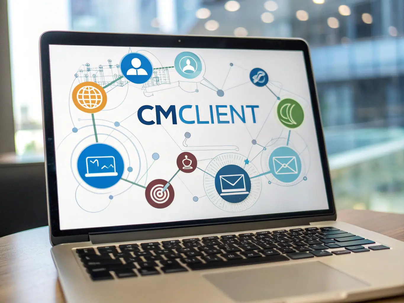 An icon depicting the seamless integration of various marketing technologies, such as CRM, marketing automation, and analytics platforms, highlighting the importance of a unified tech stack.