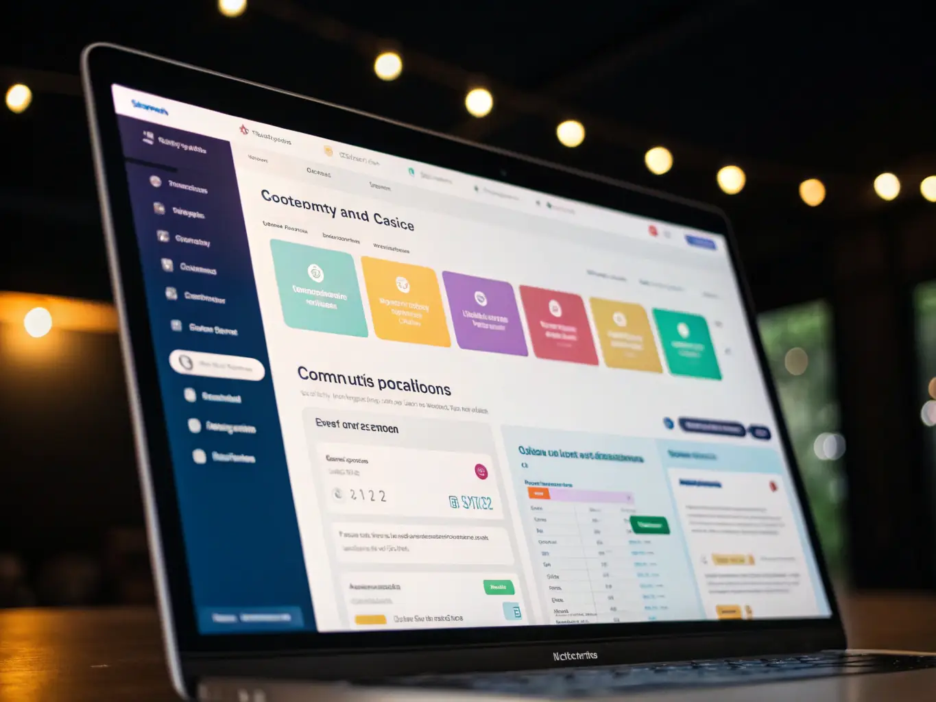 An image showcasing a user interface with clear onboarding steps and tooltips, guiding new users through the initial setup and key features of a SaaS product.