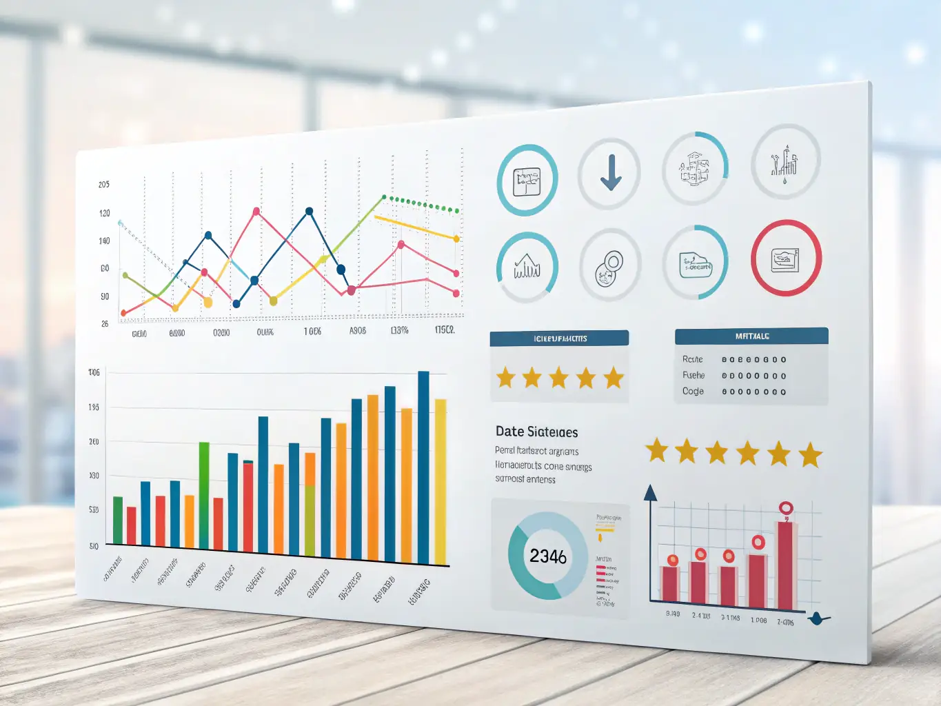 A stylized icon representing a speech bubble with a graph inside, symbolizing the collection and analysis of customer feedback to drive continuous improvement and inform strategic decisions.