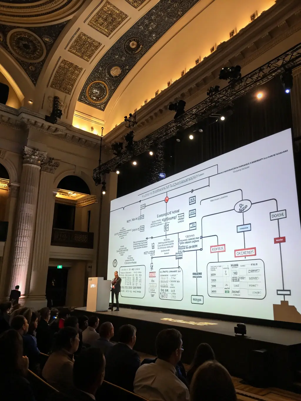 A stylized icon representing strategic planning, with interconnected nodes and arrows, symbolizing the development of marketing strategies for B2B SaaS companies.