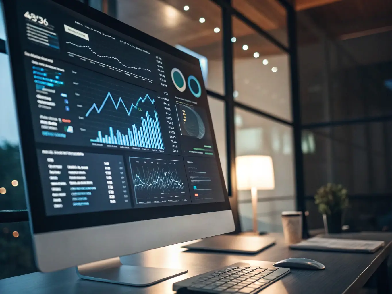 An image illustrating a re-engagement email campaign, featuring personalized offers and compelling content to win back inactive users, with GTM Stack's color palette.