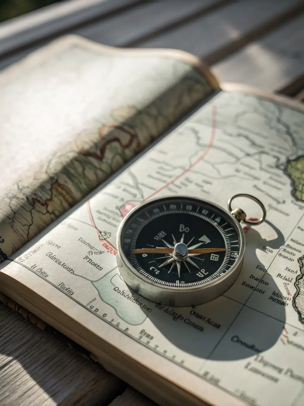 A minimalist line icon representing strategic planning, such as a compass pointing towards a target, set against a clean, modern background, symbolizing GTM Stack's strategic consulting services.