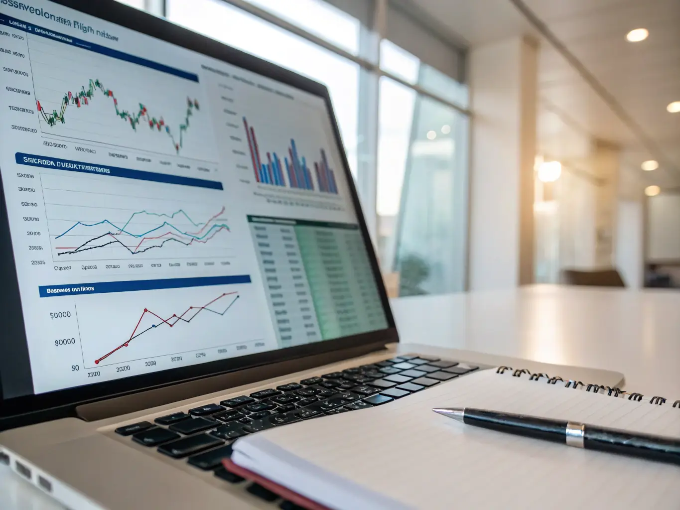 A financial chart showing a clear reduction in marketing expenses and an increase in ROI, demonstrating the cost-saving benefits of AI-powered marketing strategies.
