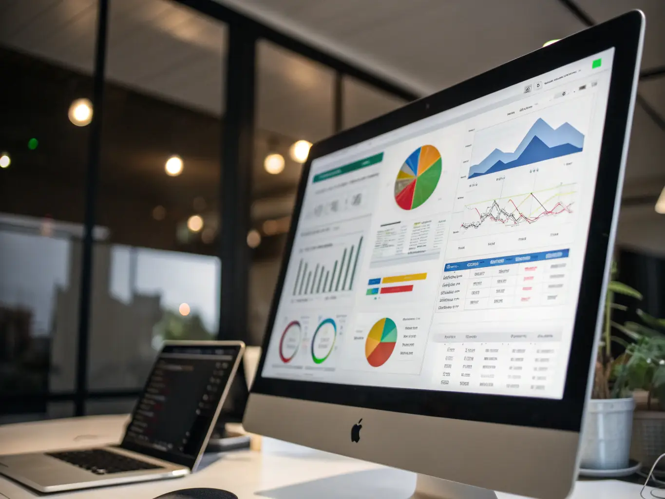 A visual representation of a dashboard displaying key performance indicators (KPIs) and metrics related to ABM campaigns, highlighting data-driven decision-making.