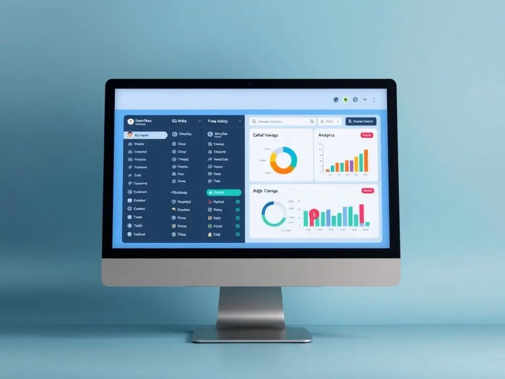 A visual representation of consistent messaging across different channels, showcasing how the same core message is adapted and delivered effectively through various mediums, such as email, social media, and website content. The image should convey a sense of brand consistency and unified communication.
